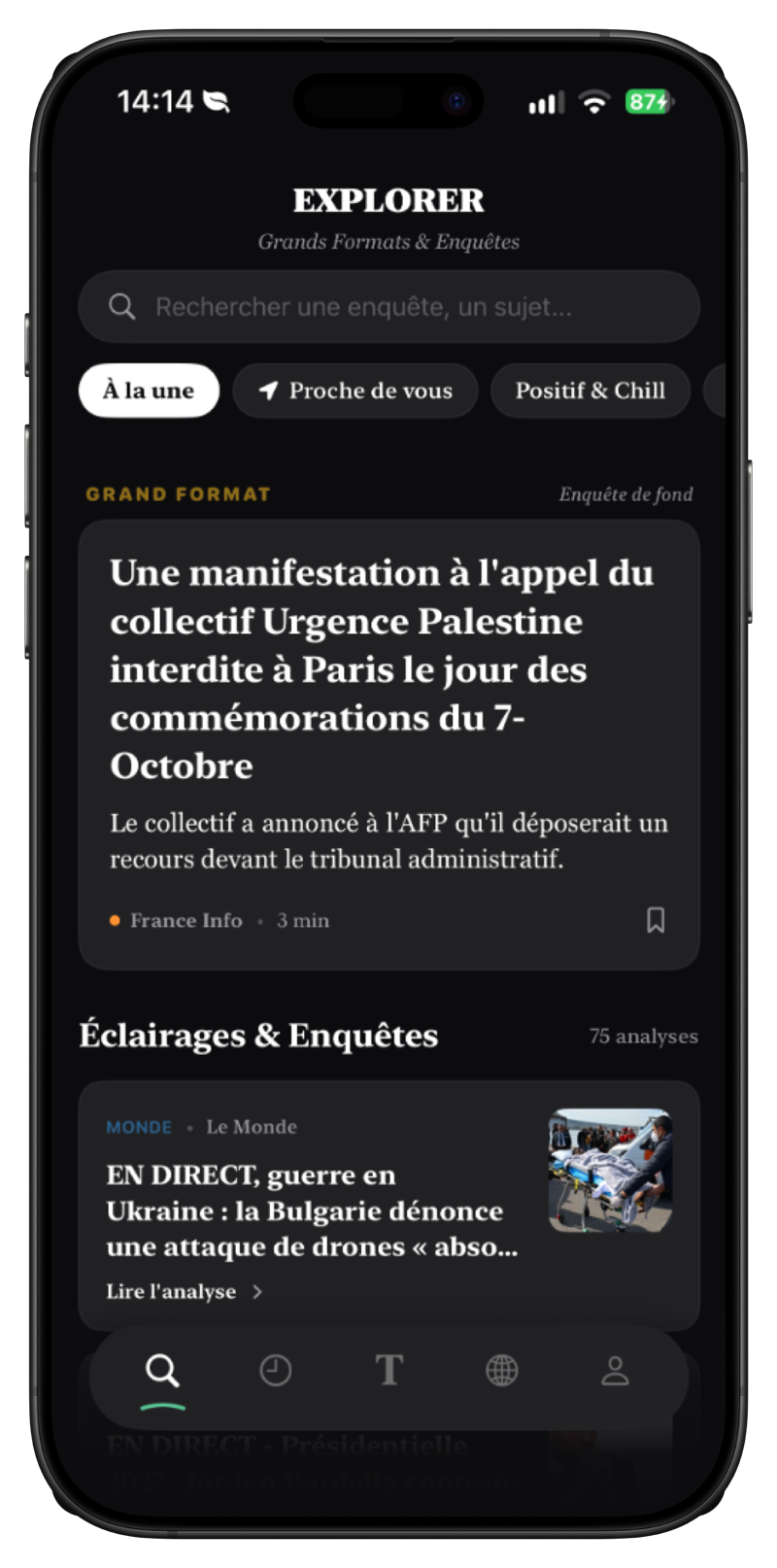 Trass - Explorer grands formats et enquêtes